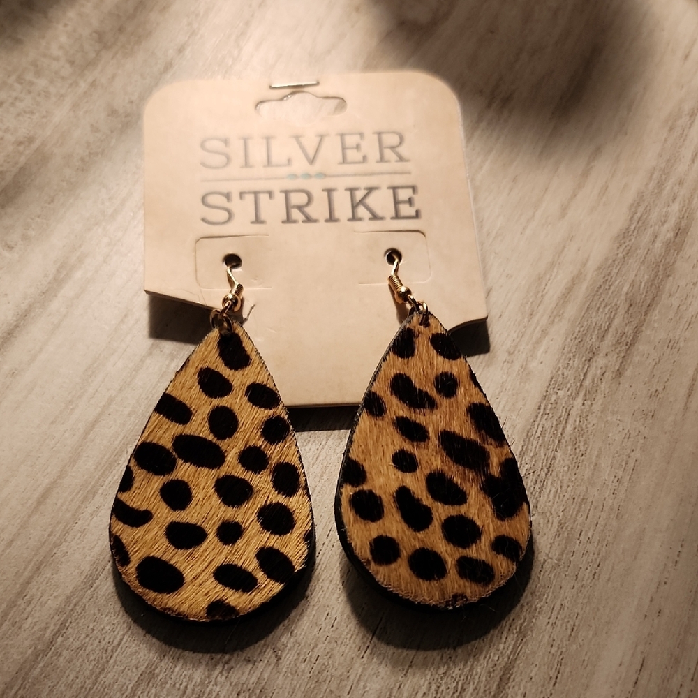 Leopard Print Earrings